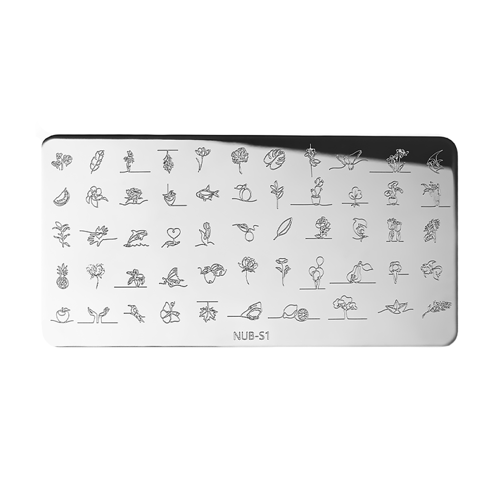 Пластина для стемпінгу NUB Stamping Plate S-1