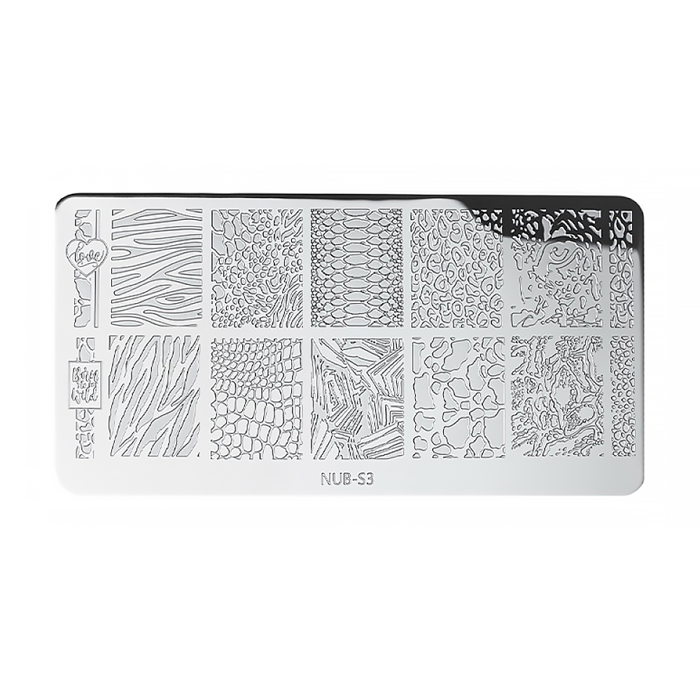 Пластина для стемпінгу NUB Stamping Plate S-3