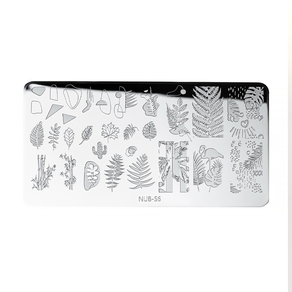 Пластина для стемпінгу NUB Stamping Plate S-6
