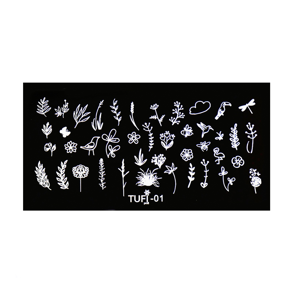 Пластина для стемпінгу Tufi Profi Premium №1 (0099882)